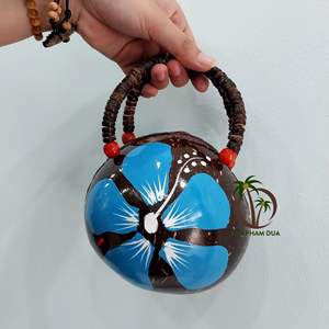 Bolso hecho a mano de cáscara de coco, bolso NATURAL, bolsa de cáscara de coco, ecológico, para mujeres - Product Image 5