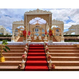 Mandap de mariage traditionnel portable d'extérieur, style Bollywood, tendance, décoration d'événement de mariage, Fiji, Perth - Product Image 1