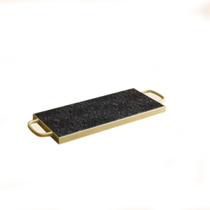 Luxury design <b>marble</b> purple <b>tray</b> Quality Polished <b>Marble</b> Table Serving <b>Tray</b> Design Handmade <b>Marble</b> <b>Tray</b> with Metal Handle - Product Image 5