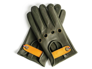 Gants de conduite en cuir véritable de haute qualité pour le cyclisme, la protection au travail, couleur personnalisée, compatibles avec les écrans tactiles, poignet réglable - Product Image 5