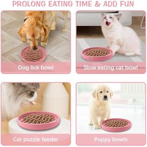 Silicone Dog and <b>Cat</b> Licking <b>Mat</b> Wholesale BPA Free Non Slip Feeding Pad Dishwasher Safe Calming Slow Feeder Solution - Product Image 6