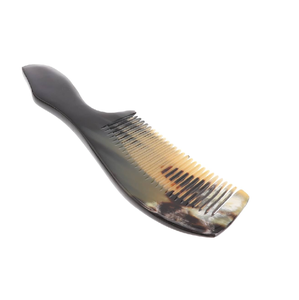 Hot Selling Buffalo Horn <b>Comb</b> for Home Grooming Eco-Friendly Classic Style with Personalized Laser Logo and Customized Size - Product Image 5
