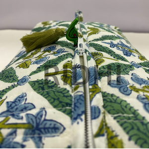 Reusable Eco-Friendly Quilted Sea Green Zipper <b>Bag</b> Custom Printed <b>Travel</b> Grocery <b>Tote</b> <b>Bag</b> Cosmetic Organizer for <b>Bags</b> Large - Product Image 4