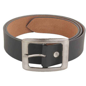 Best Quality Men's Casual Cow Hide Leather <b>Belt</b> Steel Buckle (Letter Design) High Strength Durable Fashion - Product Image 2