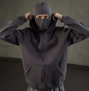 เสื้อสเวตเชิ้ตโอเวอร์ไซส์แบบย้อมสีเอซิด, เสื้อฮู้ดดี้สไตล์วินเทจสำหรับคู่รัก, ผู้ชาย, ผู้หญิง เสื้อฮู้ดดี้แบบมีฮู้ดสองชั้น - Product Image 4