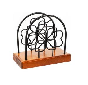 Meilleure vente de serviettes taille personnalisée meilleure qualité avec base en bois porte-serviettes en métal de fournisseurs en gros - Product Image 1