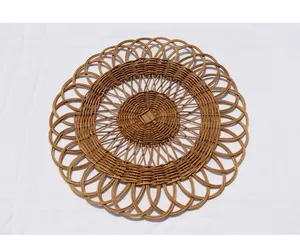 Nouveautés Dessous de verre en jute Haute qualité de vente à la main Dessous de verre en jute élégant pour la maison, hôtel, dessus de table, utilisation de décor en gros - Product Image 4