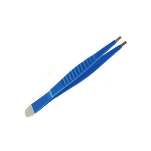 Venta al por mayor mango de agarre pinzas de tejido Debakey recto 16 cm 2,7mm pinzas de tejido de acero metálico quirúrgico para cirugía - Product Image 2