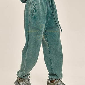 Haute Performance Dernière Conception Hommes Acide Lavage Pantalon De Survêtement Nouveau Style Marque Privée Hommes Acide Lavage Pantalon De Survêtement À Vendre - Product Image 3