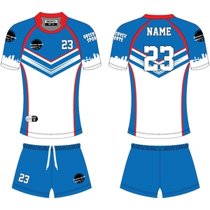 Uniforme de Rugby sublimado completo personalizado de alta calidad, transpirable para camiseta Polo, uniforme de Rugby, ropa deportiva del equipo OEM - Product Image 5