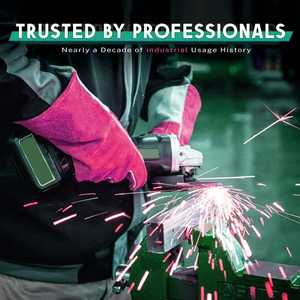 ถุงมือทำงานเชื่อมหนังแบบเต็มเมล็ดทนความร้อนถุงมือทำงานสำหรับช่างเชื่อม - Product Image 4