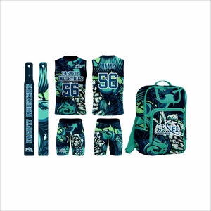 Uniforme de Fútbol 7v7 Totalmente Sublimado, Pantalones Cortos Reversibles para Adultos, Talla Grande, Ropa de Equipo, Transpirable, de Secado Rápido, Tejido de Compresión para Hombre - Product Image 3