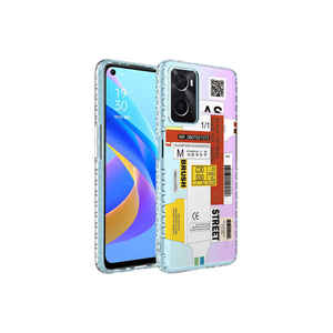 Funda de Silicona Reforzada con Airbag para Oppo A96 4G y Tecno Spark Go, Modelo Premium de JoieCreatif Elegans, con Patrón Colorido, Compatible con 5G - Product Image 1