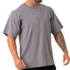 เสื้อยืดออกกำลังกายผู้ชายไซส์ใหญ่ รุ่น 2026 ทรงปกติ ผ้าฝ้าย 100% เป็นมิตรกับสิ่งแวดล้อม ระบายอากาศได้ดี แบบอัดแน่น สั่งทำได้ ขายส่ง - Product Image 1