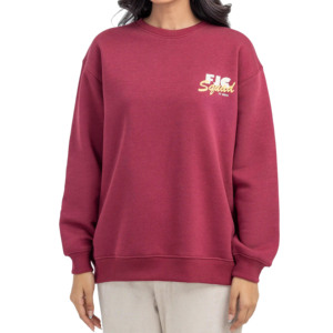 Nouveau Logo personnalisé avant imprimé hiver femmes sweat à manches longues coupe régulière col rond 100% coton séchage rapide - Product Image 3