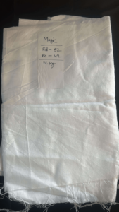 Tela de popelina gris con estilo, patrón teñido de hilo para ropa de niños, algodón peinado de primera calidad para diseños de interiores del hogar, técnica tejida - Product Image 4