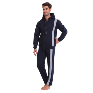 Nouveauté 2025, survêtement en molleton polyester respirant de haute qualité, 2 pièces, logo personnalisé, survêtement de jogging, veste zippée, survêtement - Product Image 4