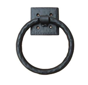 Aldaba de puerta de latón de estilo vintage con acabado revestido negro utilizado para puerta de oficina accesorio decorativo aldaba de puerta - Product Image 1