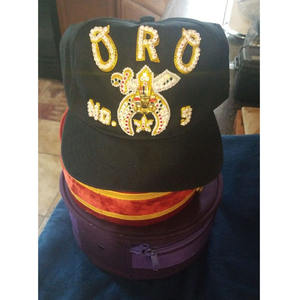 Chapeau Fez maçonnique fait main, mode, broderie maçonnique, bijoux, peinture à une et deux rangées, artisanat en résine, chapeau de haute qualité - Product Image 3