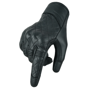 Gants de moto tout cuir noir Biker Protection des articulations Écran tactile Doigt Nouveau Moto Auto Racing Wear Gants unisexes - Product Image 1