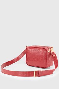 Bolso de hombro de mujer con cremallera impermeable Vintage de poliéster de alta calidad personalizado fabricante rojo bolsos de mano 1L de capacidad - Product Image 2