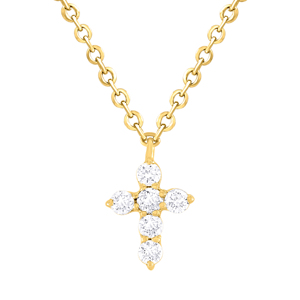 จี้เพชรทรงกลม Rikhava สำหรับทุกเพศ ชุบทอง 14k ดีไซน์ทันสมัย เหมาะสำหรับงานแต่งงาน งานหมั้น งานปาร์ตี้ และโอกาสพิเศษ-มีจำหน่ายราคาส่ง - Product Image 4