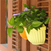 Jardinière murale Vintage, Pot de fleurs avec trous de suspension, panier de plantes décoratives