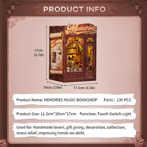 ספר חתותי נוק sd04 ספר עץ 3d תבנית מנוונים 3d חידות למבוגרים - Product Image 4