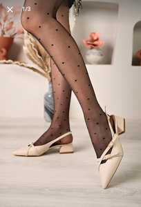 Femmes en cuir verni à dix pointes sangle croisée nouvelle saison décontracté chaussures à talons bas corps 36-41 fabriqué en Turkiye - Product Image 3