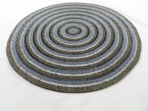 Mantel Individual con cuentas, cargador redondo hecho a mano para comedor de lujo y decoración de vacaciones, pieza única hecha a mano con cuentas, mantel, inauguración de la casa - Product Image 2