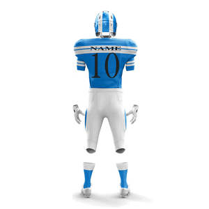 Uniforme de football américain de qualité supérieure, taille plus, coupe flexible, tissu respirant, design personnalisé sur le devant - Product Image 4