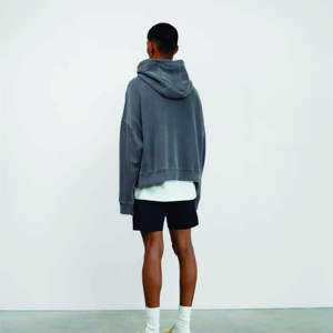 Sweat-shirts à capuche surdimensionnés en molleton lourd 100 % coton respirant pour hommes, personnalisables ODM, haute qualité, unis, hiver 2024 - Product Image 5