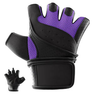 Guantes de gimnasio profesionales con agarre antideslizante Material duradero y soporte de muñeca para entrenamiento físico - Product Image 1