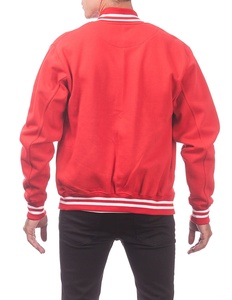 2025 última moda al por mayor abrigo de invierno Reversible ligero algodón Real polar bordado cuello levantado Varsity chaqueta de béisbol - Product Image 5