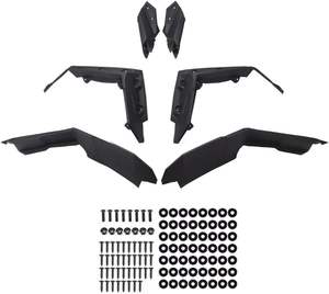 Para <span class=keywords><strong>Can</strong></span> <span class=keywords><strong>Am</strong></span> <span class=keywords><strong>Can</strong></span>-<span class=keywords><strong>AM</strong></span> <span class=keywords><strong>Maverick</strong></span> <span class=keywords><strong>X3</strong></span> 2 4 puertas 1000 Max RR Turbo <span class=keywords><strong>2014</strong></span> - 2023 UTV piezas guardabarros delantero trasero guardabarros bengalas - Product Image 5