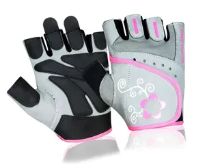 Unicum-Gants de cyclisme pour dames demi-doigts, confortables et respirants, gants d'équitation antidérapants pour le sport, absorbant les chocs. - Product Image 2
