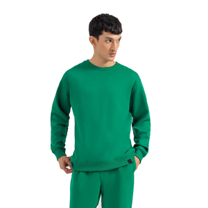 เสื้อสเวตเตอร์ขนแกะ XS XXL ของผู้ชาย2025แขนยาวพิมพ์ลายขนาดใหญ่สีพื้นสำหรับฤดูหนาวโลโก้ที่กำหนดเองสีทึบ - Product Image 1