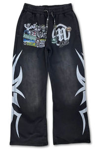 Conjunto de Sudadera con Capucha y Pantalones de Chándal para Hombre, Estilo Vintage Lavado, con Cremallera Completa, Ropa Urbana Sólida, de Alto Gramaje y Ecológica - Product Image 3