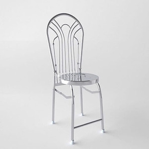 Silla de Acero Inoxidable 304 de Estilo Industrial - Product Image 1