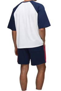 <b>Drop</b> Shoulder Raglan Sleeves 100% Cotton Breathable O-Neck Boxy Fit Oversized Men's Trendy Streetwear T-Shirt - Product Image 4