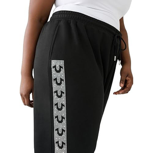 Ensemble de survêtement unisexe personnalisé pour l'hiver, pantalon de jogging respirant et léger 100 % coton, couleur unie, écologique, décontracté, pour tous - Product Image 2