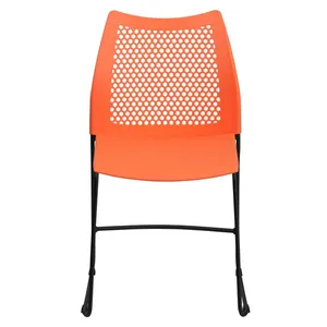 Black Metal Restaurant Chair Wholesale <b>Cheap</b> Commercial Stackable Iron Metal <b>Frame</b> Wedding Dining Chair for Home Decor Usage - Product Image 3