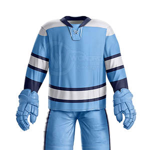 Mejor precio Suministro directo de fábrica Adultos Equipo de hockey sobre hielo Juegos de desgaste Uniformes 100% Poliéster Personalizable - Product Image 5