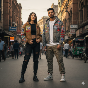 Sweat à capuche zippé pour homme personnalisé, effet usé, avec broderie sur le devant, style streetwear, sweat à capuche décontracté, fermeture éclair de qualité supérieure - Product Image 1