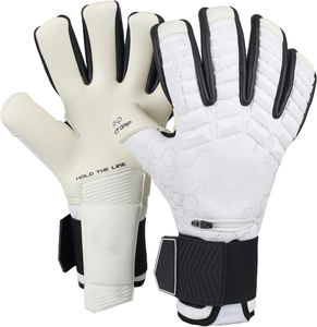 Gants de gardien de but de football pour jeunes de haute qualité personnalisés, en latex, à doigts entiers, imperméables, respirants, antidérapants, à lacets, pour sports de plein air - Product Image 1