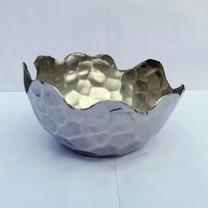 Bol à fruits Germen Design en aluminium de haute qualité fini brillant pour la maison, l'hôtel et le restaurant au prix de gros - Product Image 1
