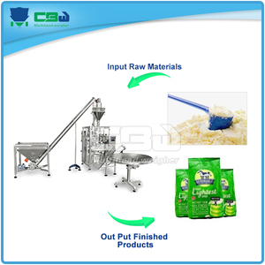 Nhỏ đầy đủ tự động bột Máy khoan Filler 5kg 1kg 2kg ngô bột cà phê sữa bột Giấy túi máy đóng gói - Product Image 2