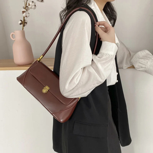 Bolso de Mano de Diseño en Cuero PU de Alta Calidad para Mujer, Nuevo Bolso de Mano Vintage de Moda para Vestido de Noche, Verano, con Bolsillo para Teléfono - Product Image 2