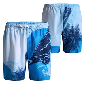 Service OEM, vente en gros, conception personnalisée, shorts pour hommes, sublimation, décontractés, écologiques, taille élastique, nouvelle arrivée, marque privée - Product Image 3