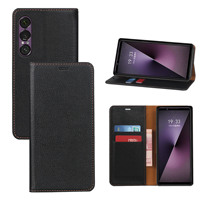Nouvelle arrivée : Étui portefeuille pliable en TPU+PU pour téléphone portable avec emplacements pour cartes et logo personnalisable pour S25